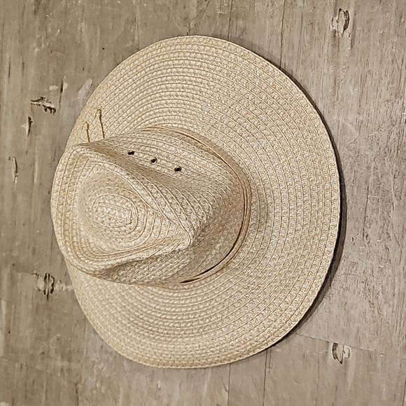 💕ERIC JAVITS💕 Sunshade Squishee Packable Straw Fedora Hat ~ OS Cream NWT - Picture 7 of 16